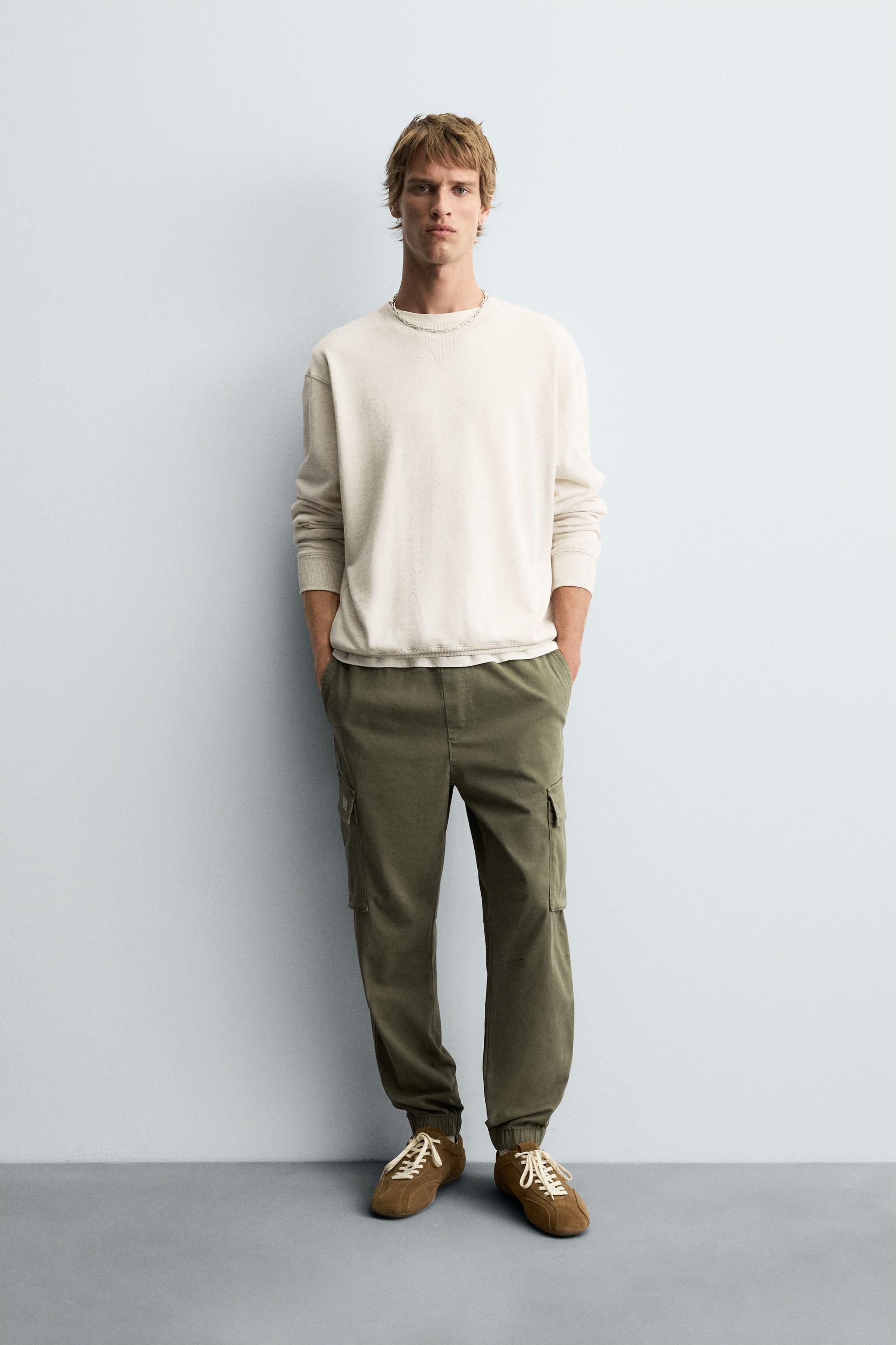 新品同様　MARK&LONA カモフラージュ スリムフィットパンツ　カーキ　46 スリムフィットカーゴパンツ - カーキ | ZARA Japan / 日本