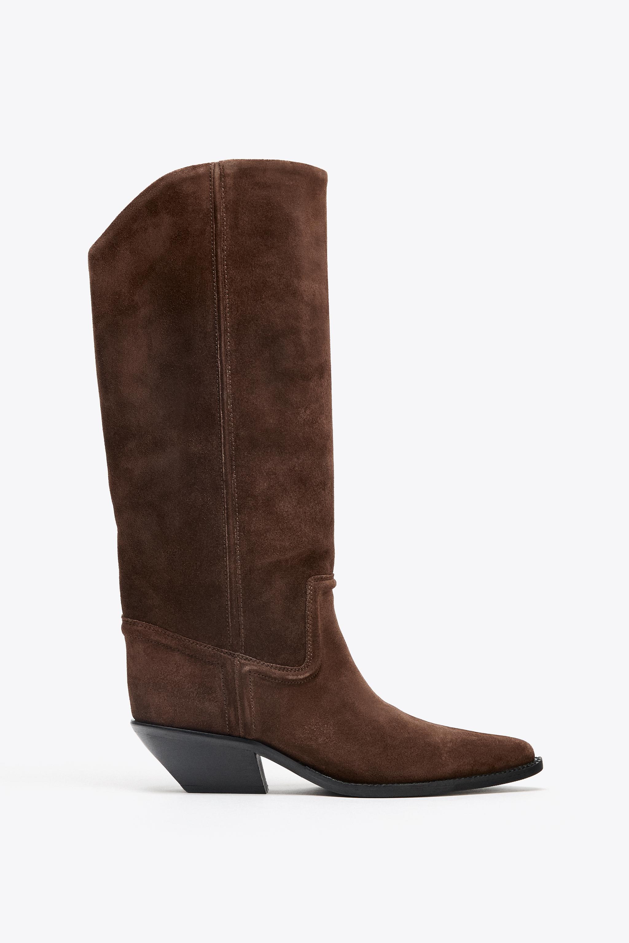 ZARA 黒 ファー ゴールドチェーン 靴　パンプス s-l400.jpg