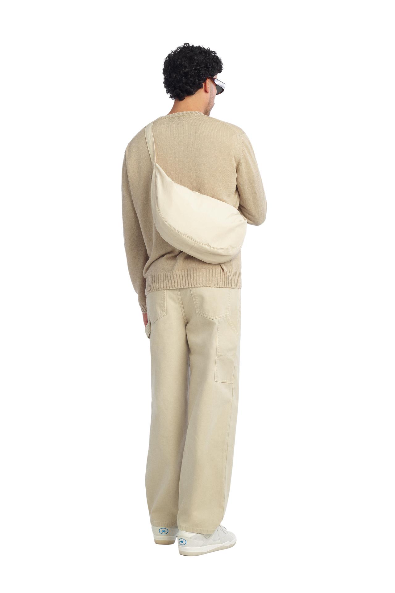 FABRIC SHOULDER BAG — Off White