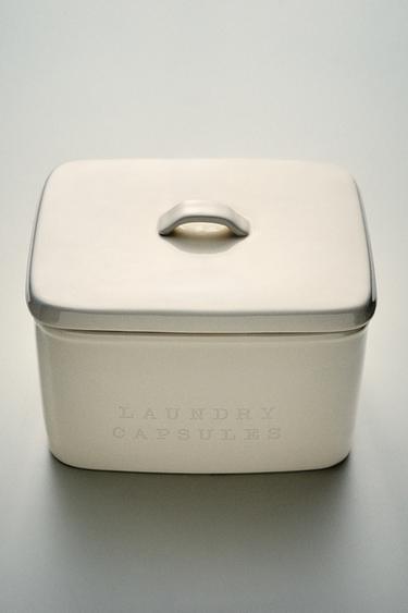 Zara JAR FOR LAUNDRY CAPSULES - Cream