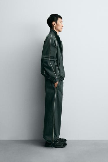 CONTRAST TECHNICAL JACKET - Green by Zara - Image 3