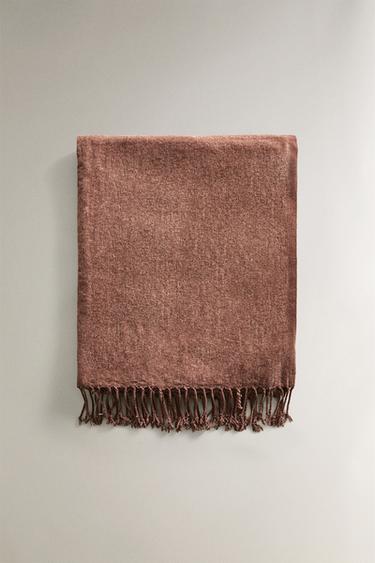 CHENILLE THROW - Pink by Zara
