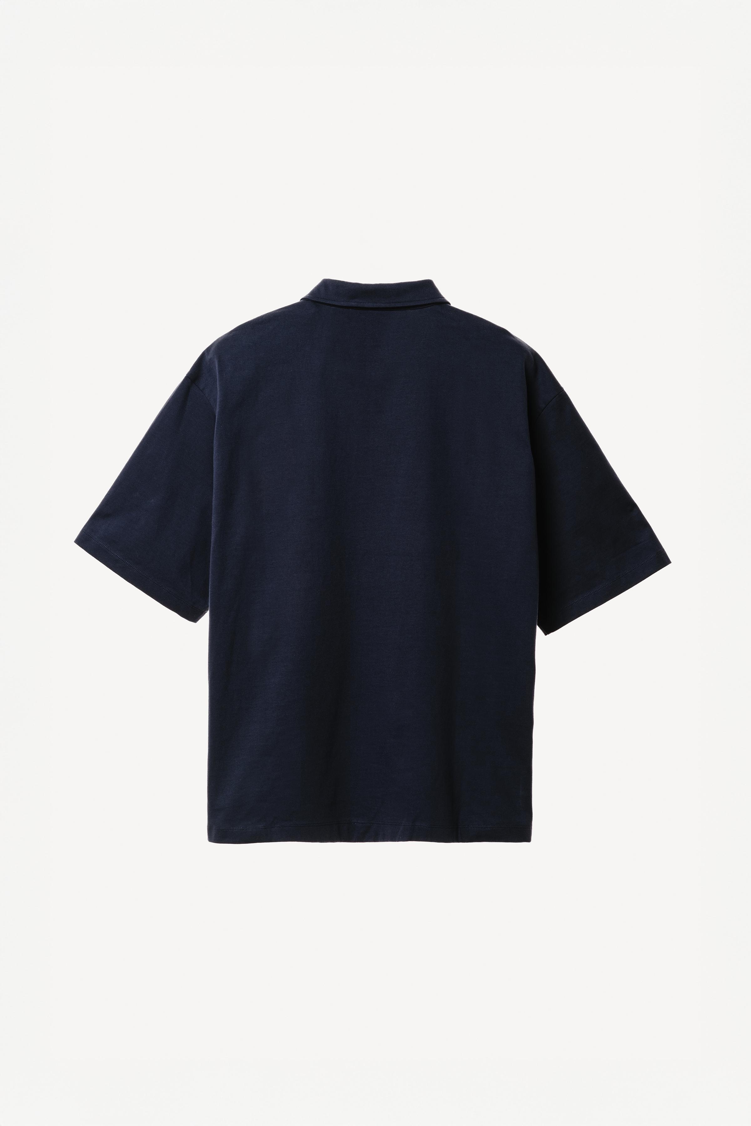 WILLY CHAVARRIA X ZARA カラーブロック刺繍ポロシャツ - ネイビー