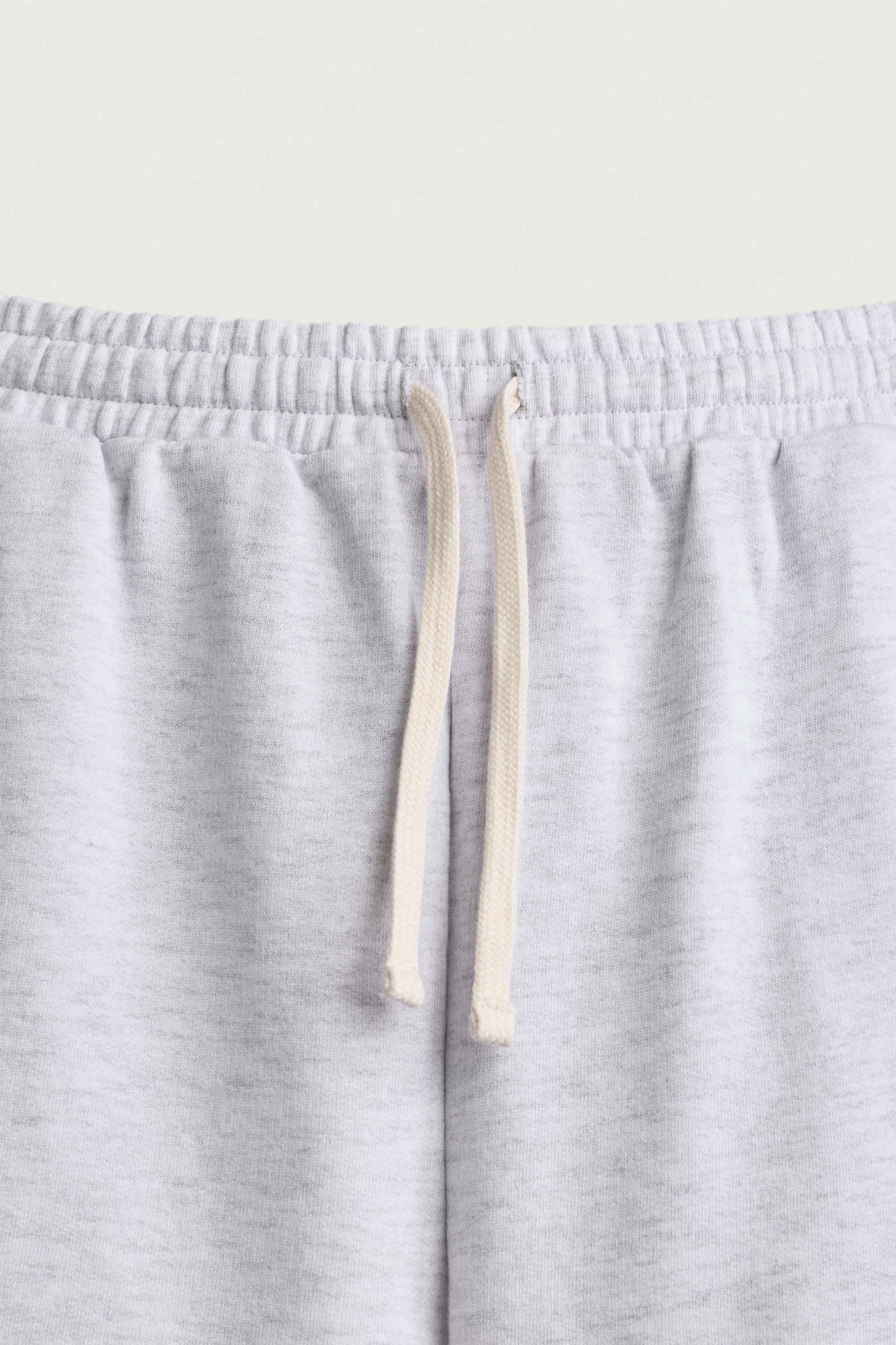 Мужские шорты Zara EMBROIDERED PATCH SWEATSHORTS — фото 10