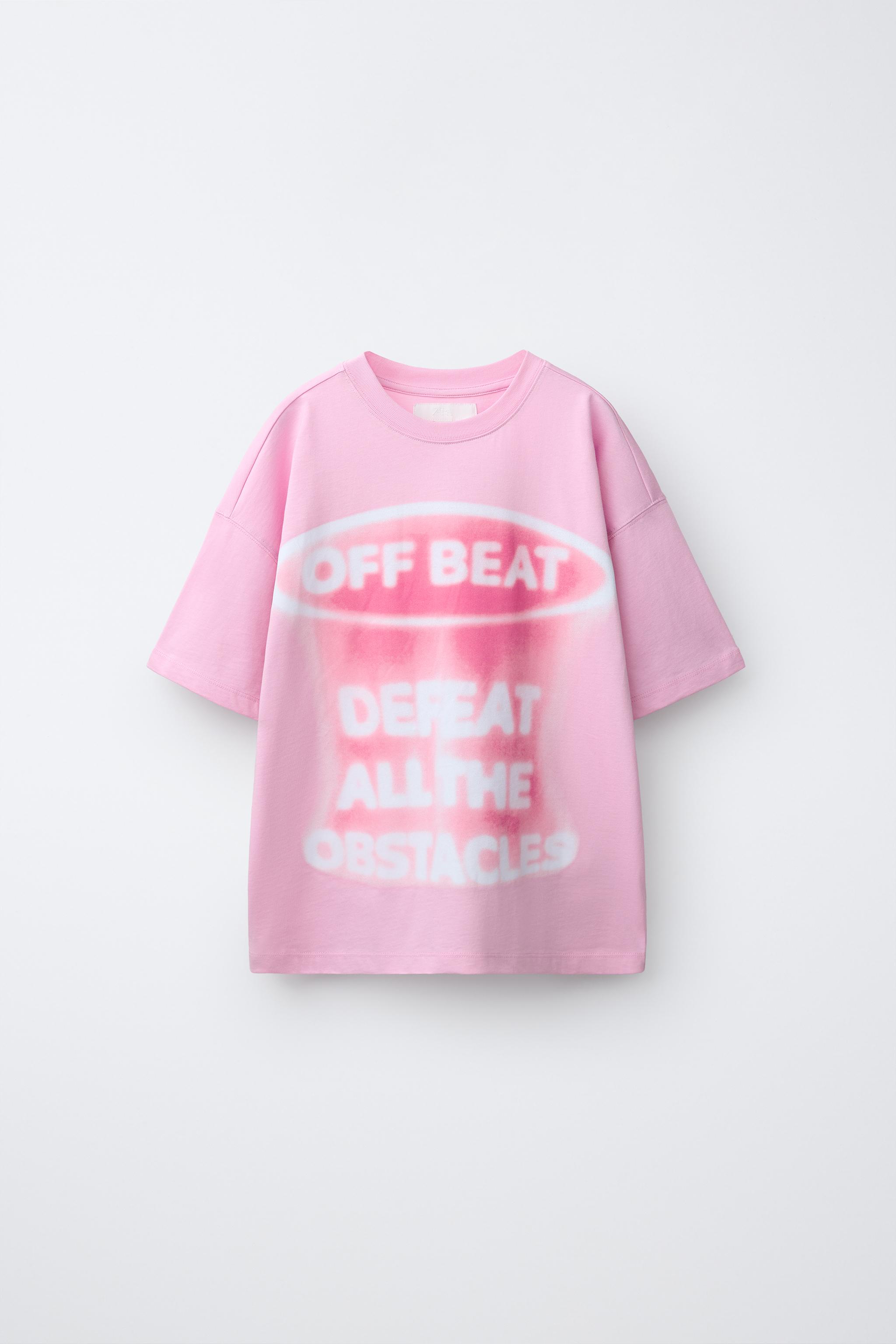 Детские футболки Zara SPRAY PRINT T-SHIRT — фото 2