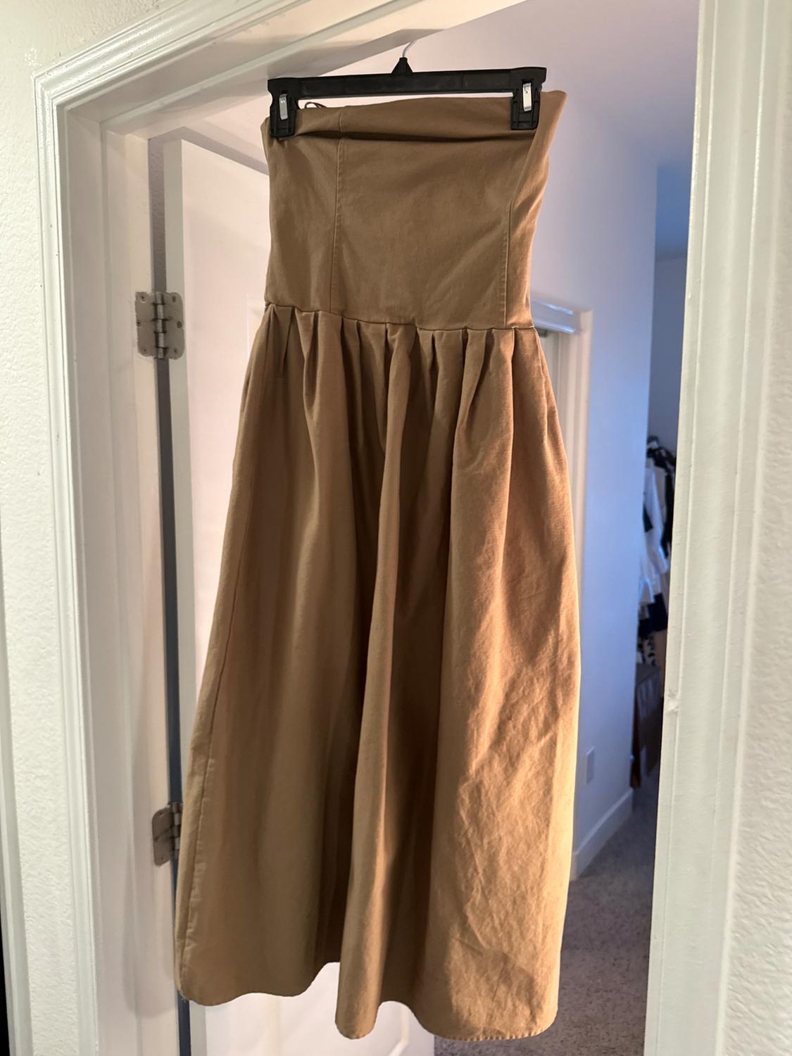 STRAPLESS MIDI DRESS - Image 6