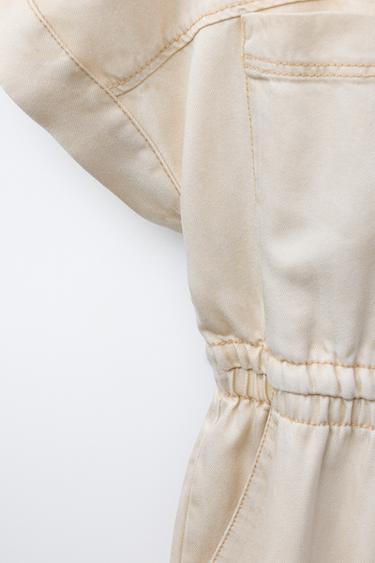 COMBINAISON LONGUE FLUIDE - Beige de Zara - Image 3