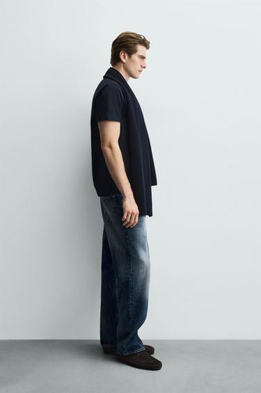 BASIC MEDIUM WEIGHT T-SHIRT /02 - Navy blue by Zara - Image 3