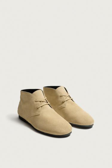 LEATHER BOOTS — Beige 2