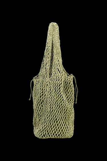 BRAIDED SHOPPER - Green by Zara - Image 0