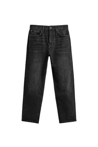 ORIGINS STRAIGHT ANKLE FIT JEANS - Black by Zara