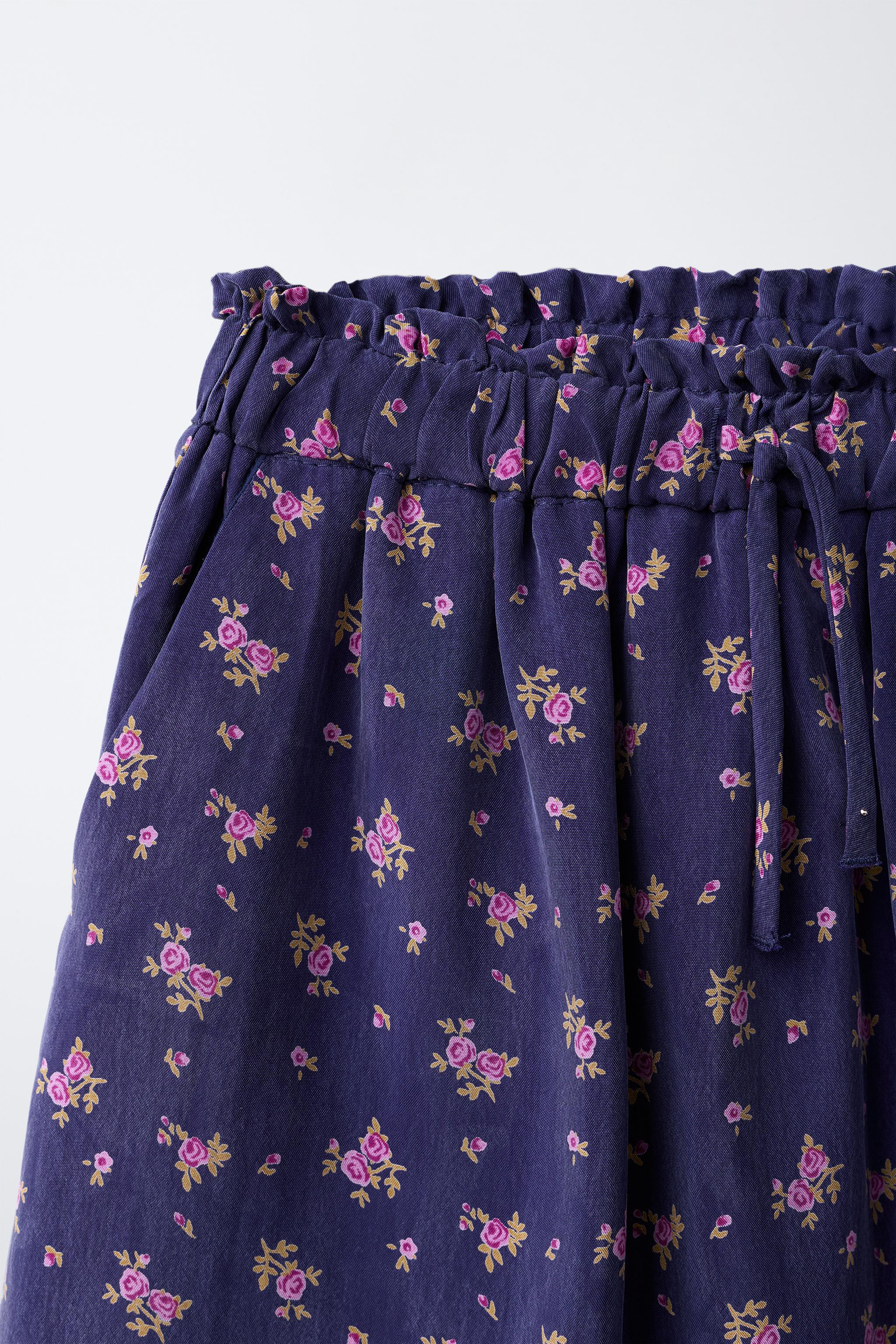 JUPE À IMPRIMÉ FLEURI