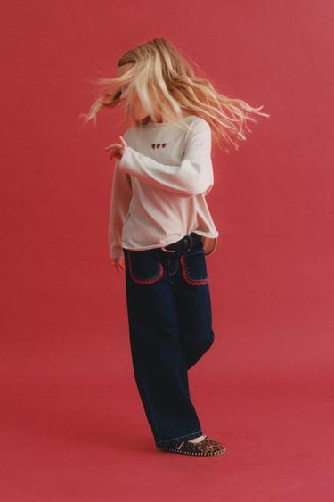 CULOTTES WITH SCALLOPED POCKETS - Blue by Zara - Image 5