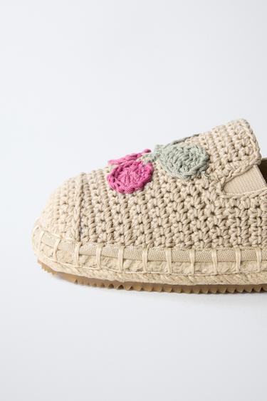 CHAUSSURES JUTE CROCHET - Marron sable de Zara - Image 5
