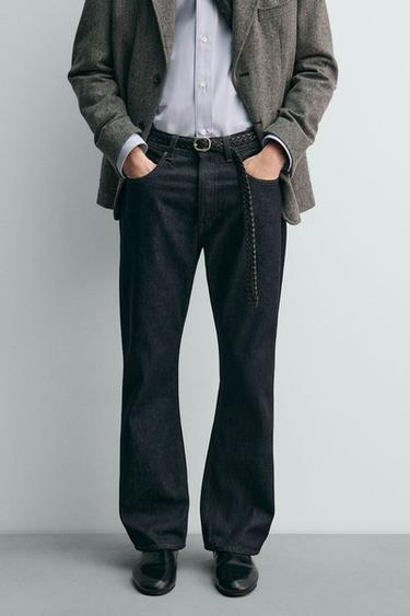 STRAIGHT-LEG BOOTCUT JEANS AARON LEVINE X ZARA - Indigo by Zara