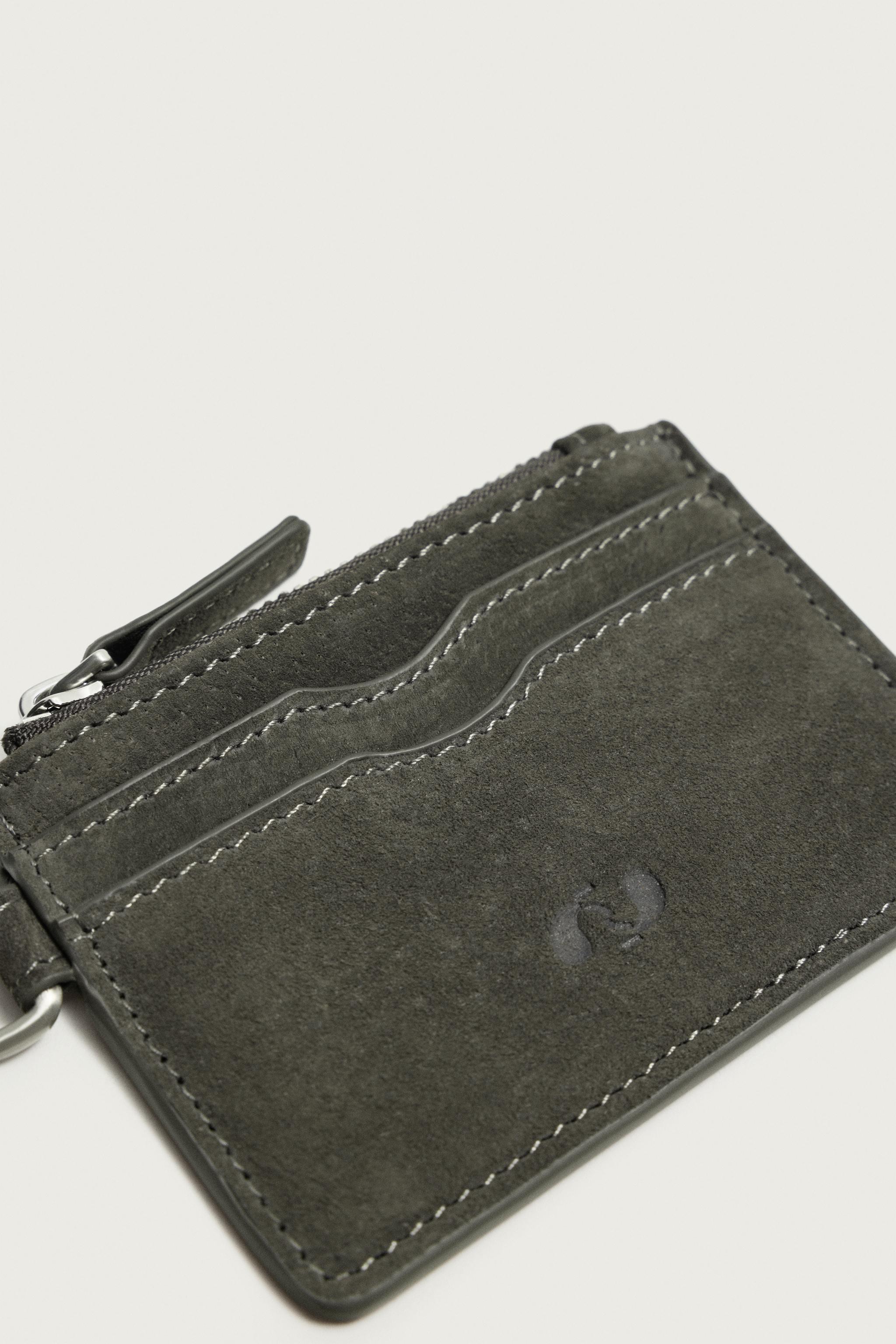 LEATHER CARDHOLDER COIN PURSE