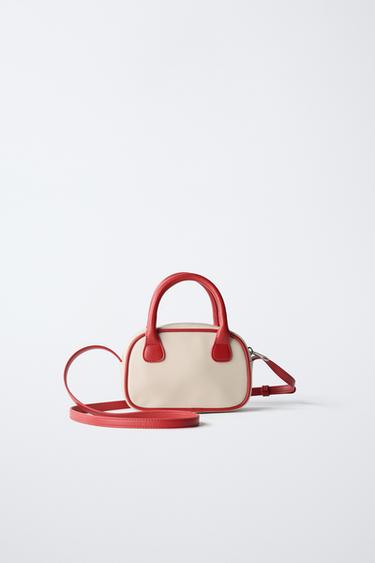 Mini Sac Bandoulière Sac De Zara Bandoulière Petit Sac Rouge Zara