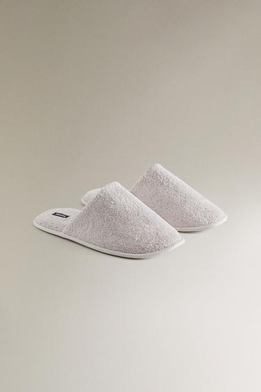 TERRY SLIPPERS - Grey by Zara - Image 1