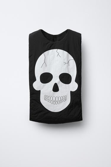 SKULL WAISTCOAT COSTUME - Black by Zara - Image 0