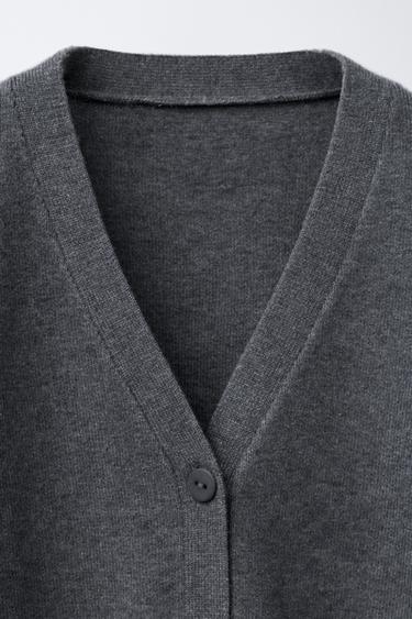 CARDINGAN - Anthracite grey by Zara - Image 2