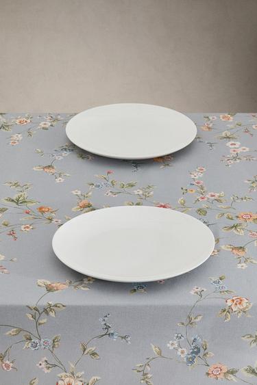 TABLECLOTH WITH SMALL FLORAL PRINT - Blue by Zara - Image 1