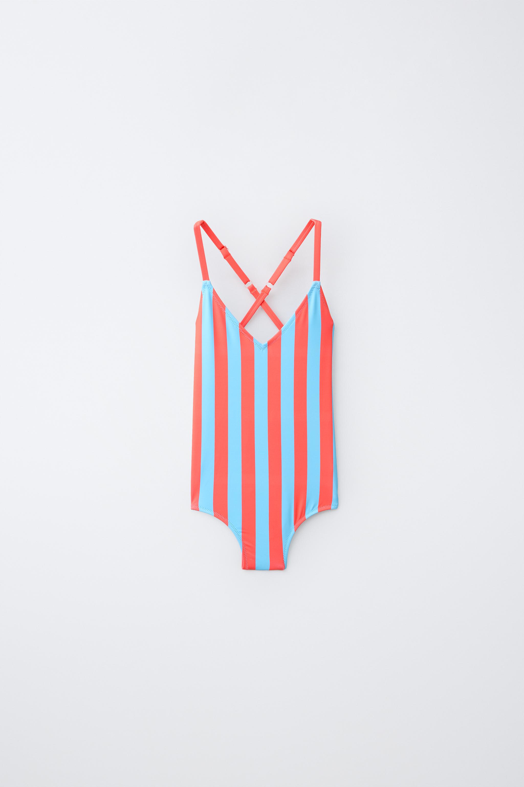 MAILLOT DE BAIN À RAYURES 6-14 ANS