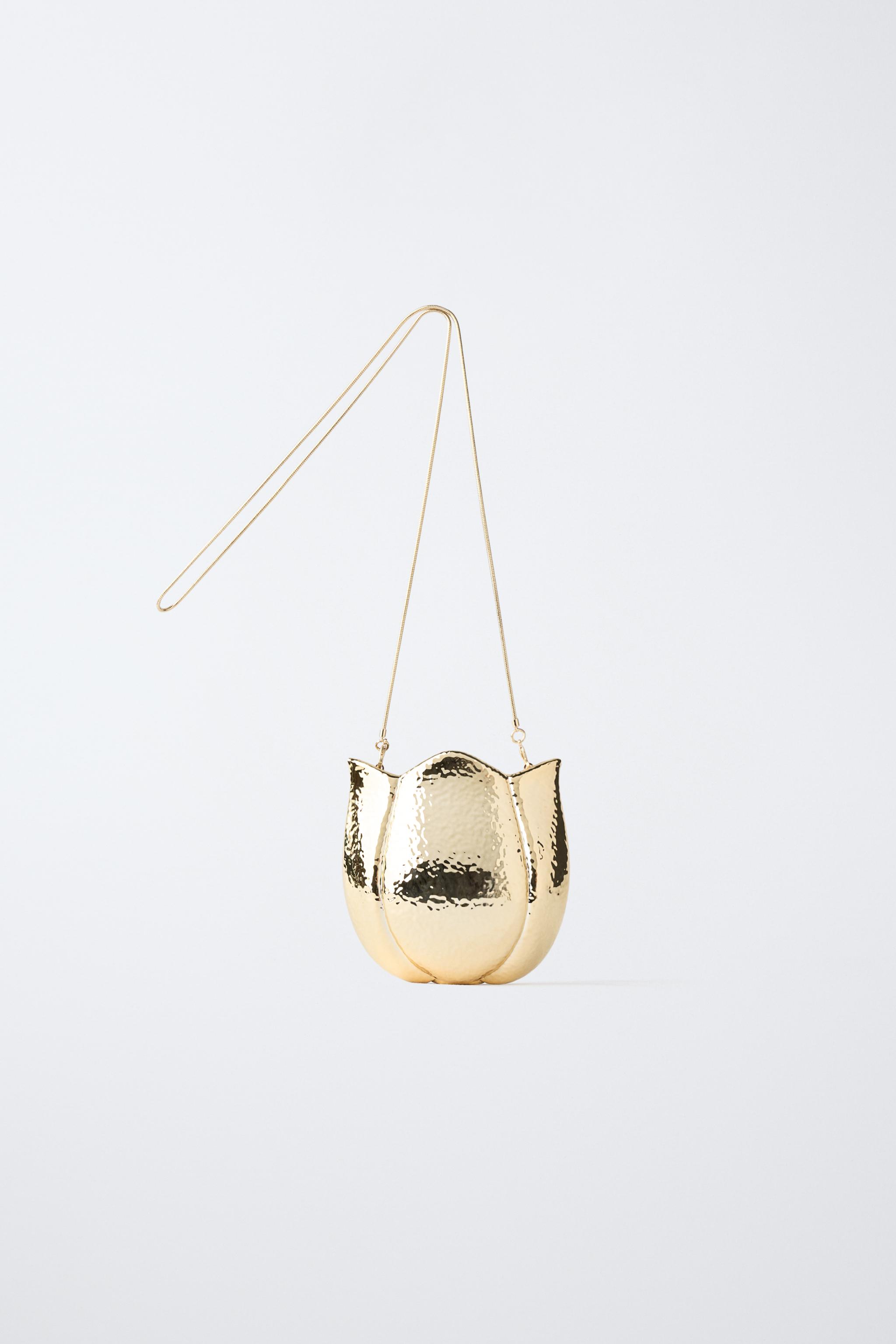TULIP BAG - Gold | ZARA Turkey