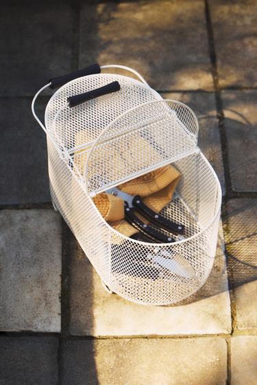 IRON GARDEN BASKET - Cream by Zara - Image 4