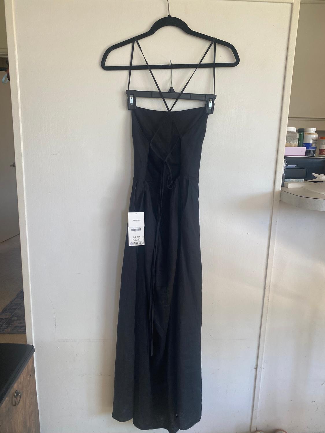 ZW COLLECTION 100% LINEN MIDI DRESS - Image 2