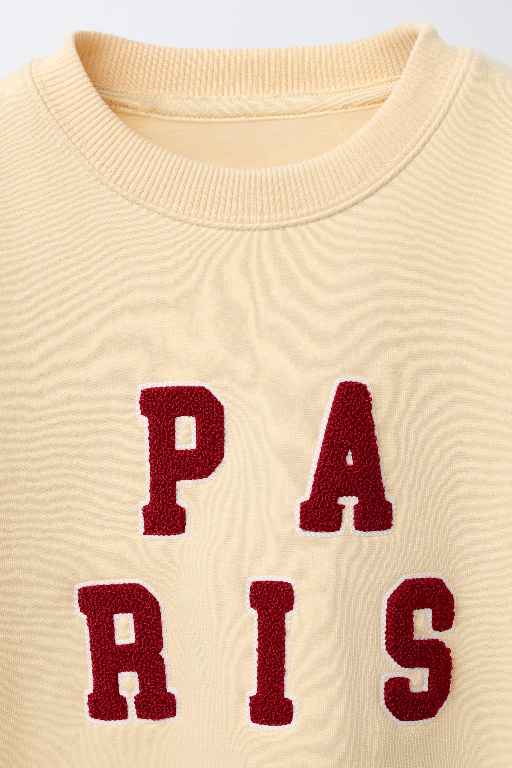 TERRY PATCH SWEATSHIRT