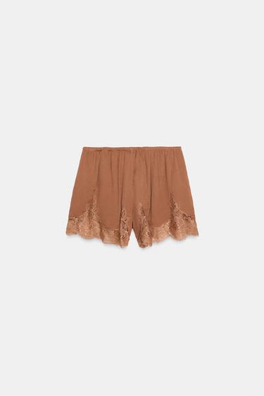 SHORT DENTELLE ZW COLLECTION - Tuile de Zara - Image 2