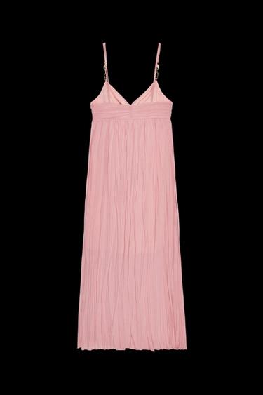 VESTIDO MIDI FORNITURA - MARSALA de Zara