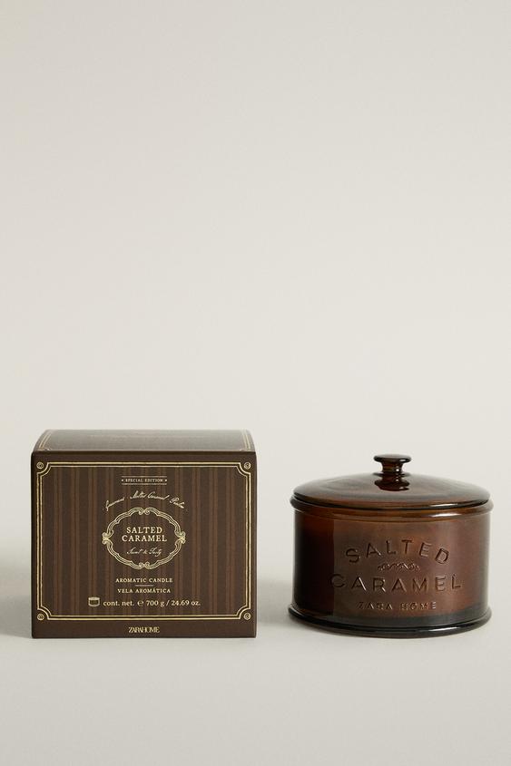 (700 G) SALTED CARAMEL SCENTED CANDLE - Cream by Zara - Image 0