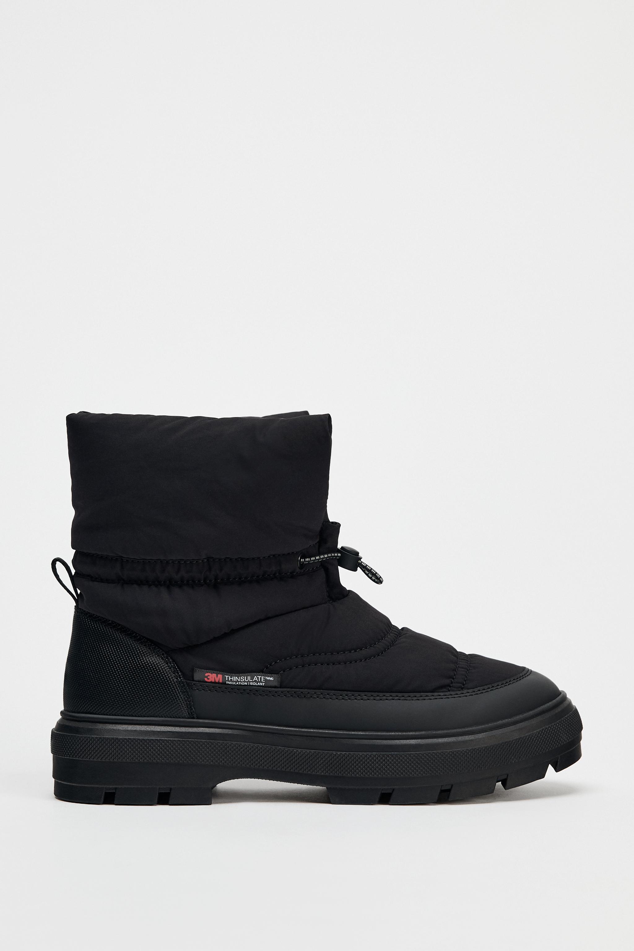 Bottines noires cloutées zara best sale