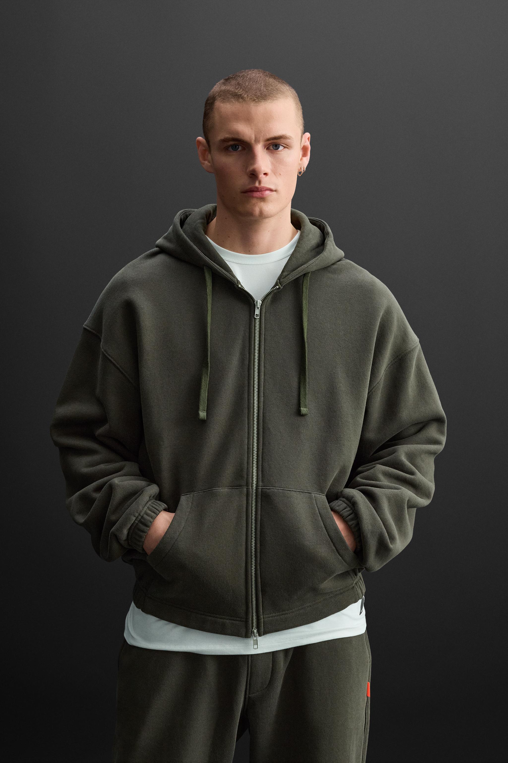 PRY プライ シュウト Water-repellent Hoodie 2 ZIP-UP HOODIE - GREEN | ZARA Australia