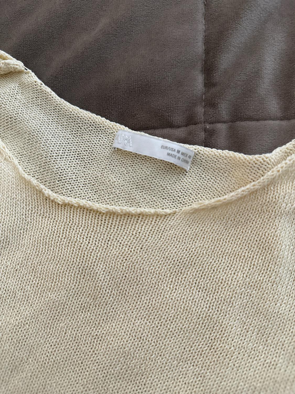 ΠΛΕΚΤΗ ΜΠΛΟΥΖΑ RELAXED FIT ΜΕ ΣΧΕΔΙΟ ΠΛΕΞΗΣ - Image 4