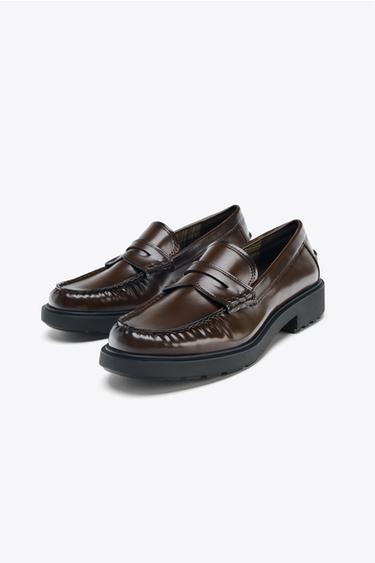 VAMP LOAFERS - Burgundy Red by Zara - Image 2