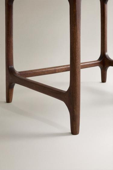 WOODEN NEST OF SIDE TABLES (SET OF 2) - Dark brown by Zara - Image 3