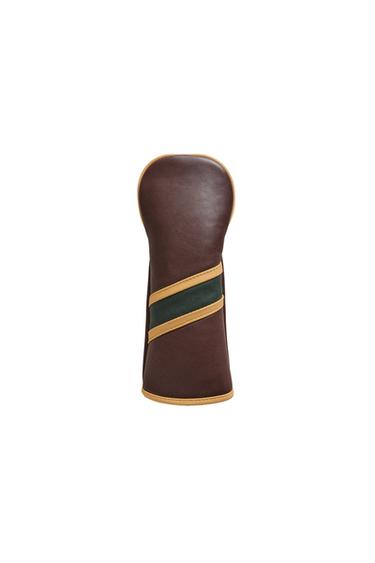 FUNDA PALO GOLF PIEL TIPO HYBRID - Marrón / Verde de Zara