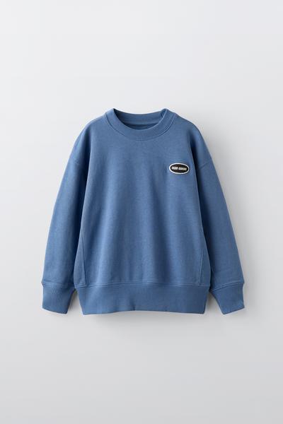 İŞLEMELİ YAMALI SWEATSHIRT_0