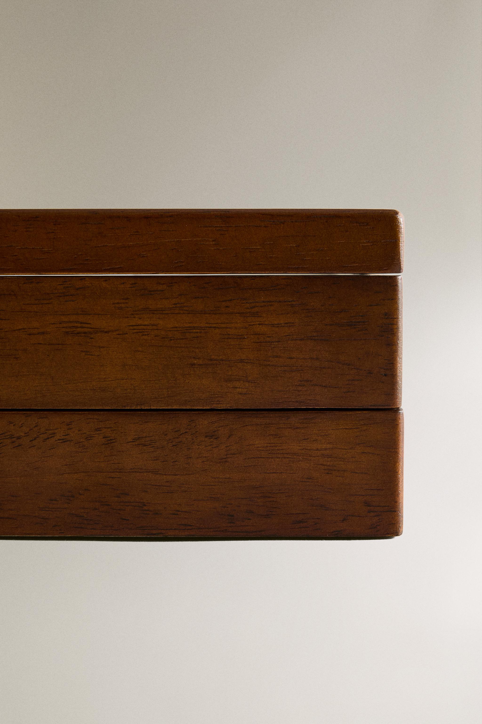 ミディアム ウッド ジュエリーボックス - ブラウン | ZARA Japan / 日本