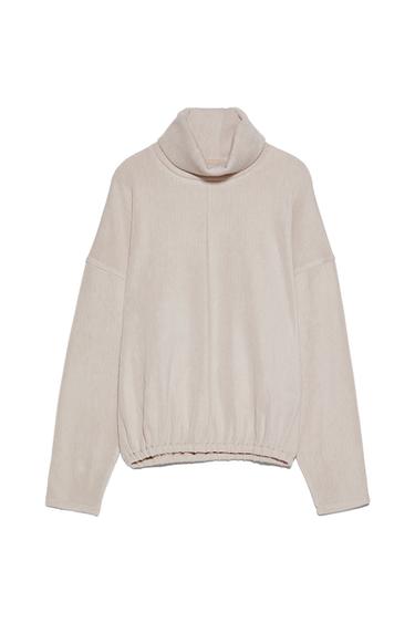 HIGH COLLAR SWEATSHIRT