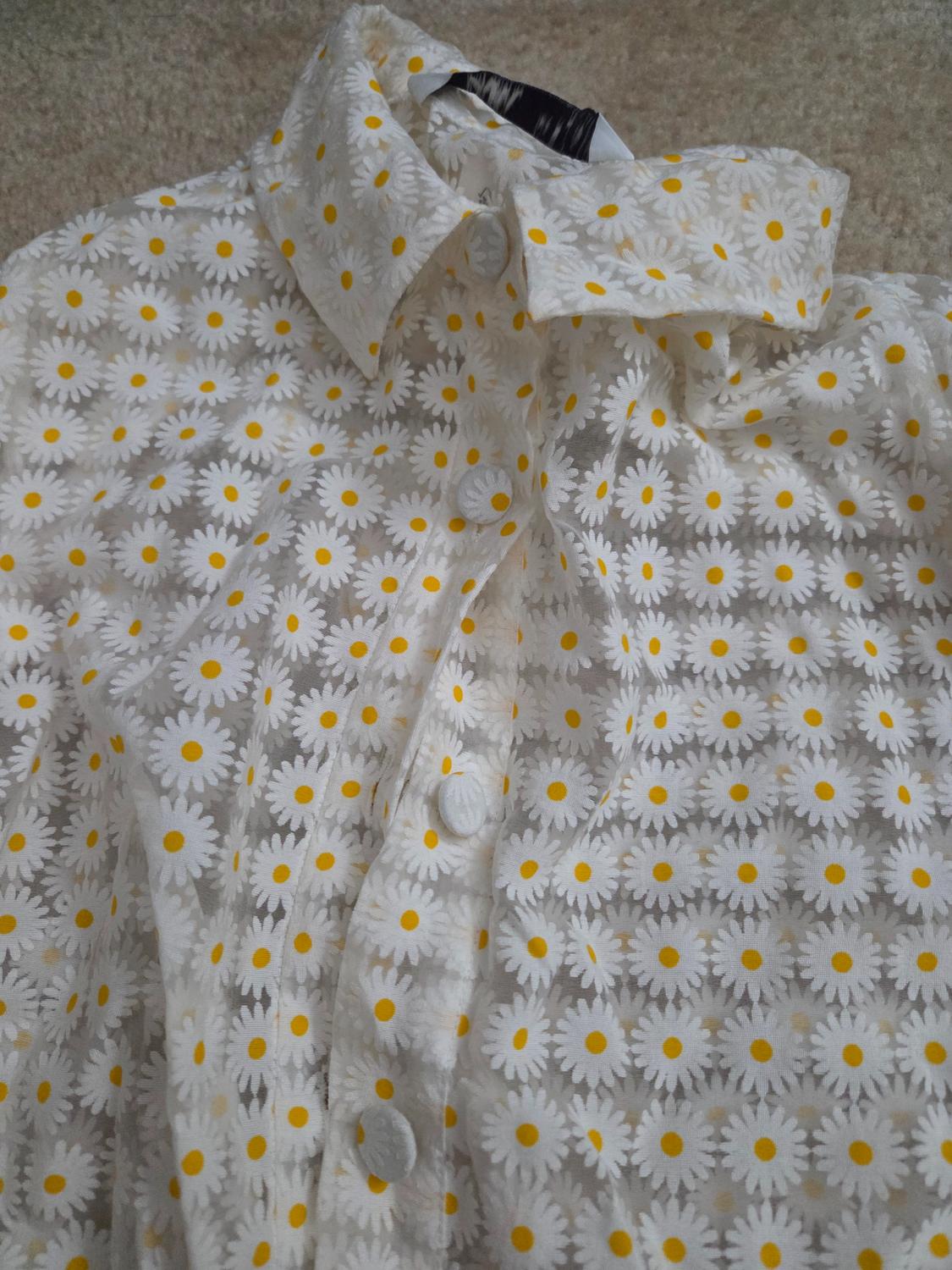 FLORAL ORGANZA BLOUSE - Image 3