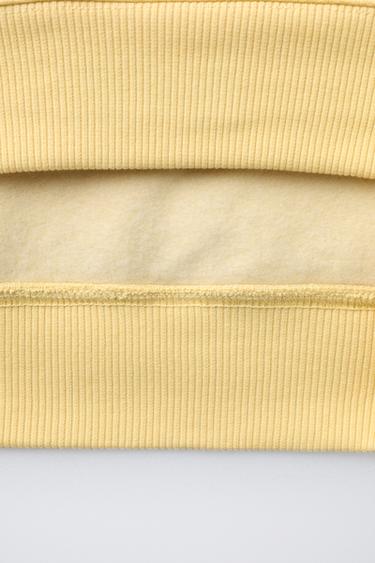 EMBOSSED SKATE HOODIE - Yellow by Zara - Image 3