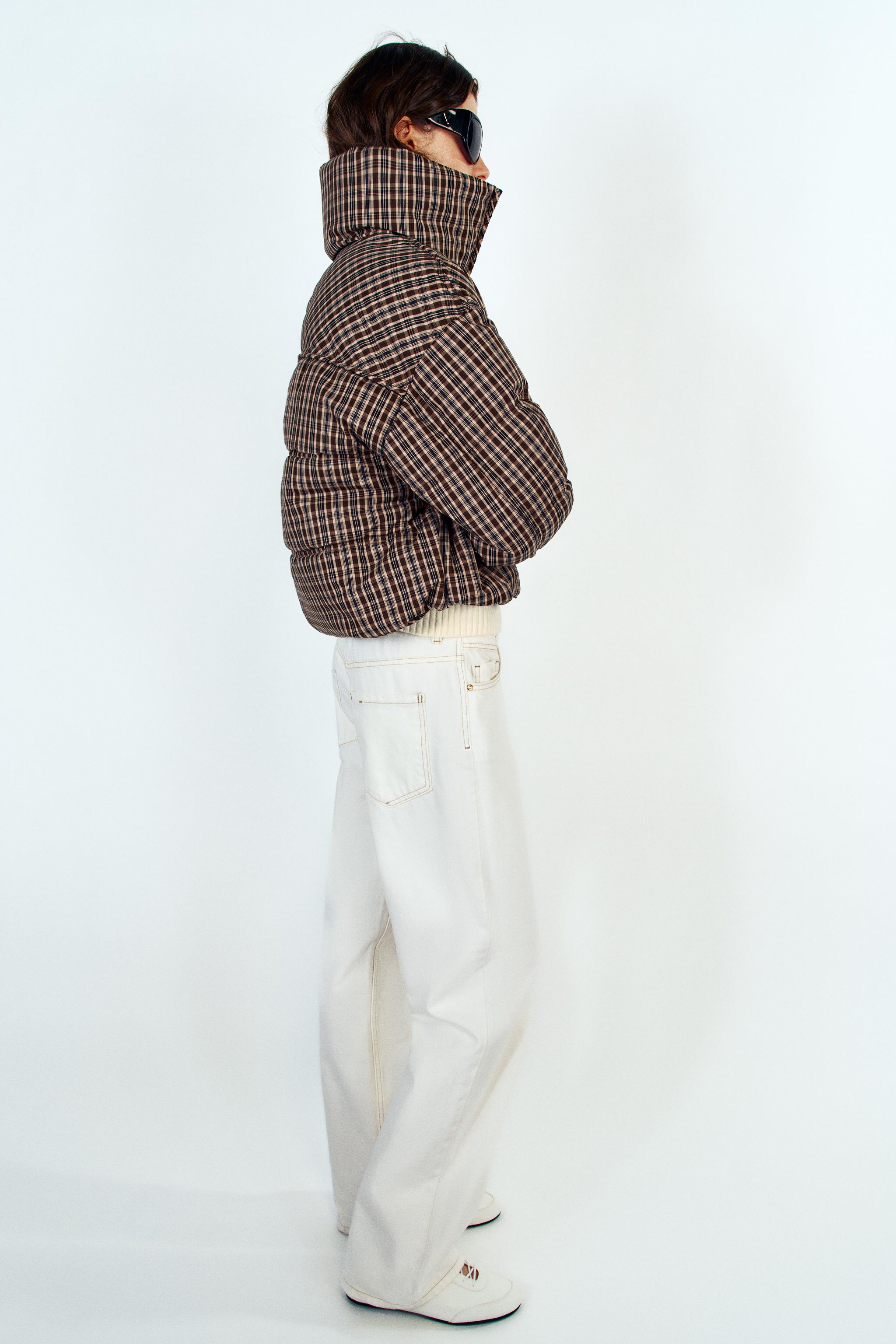 ANORAK MATELASSÉ À CARREAUX