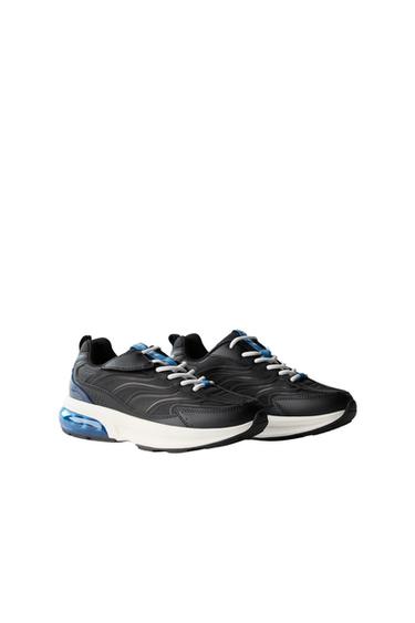 Zara AIR CHAMBER SNEAKERS - Black