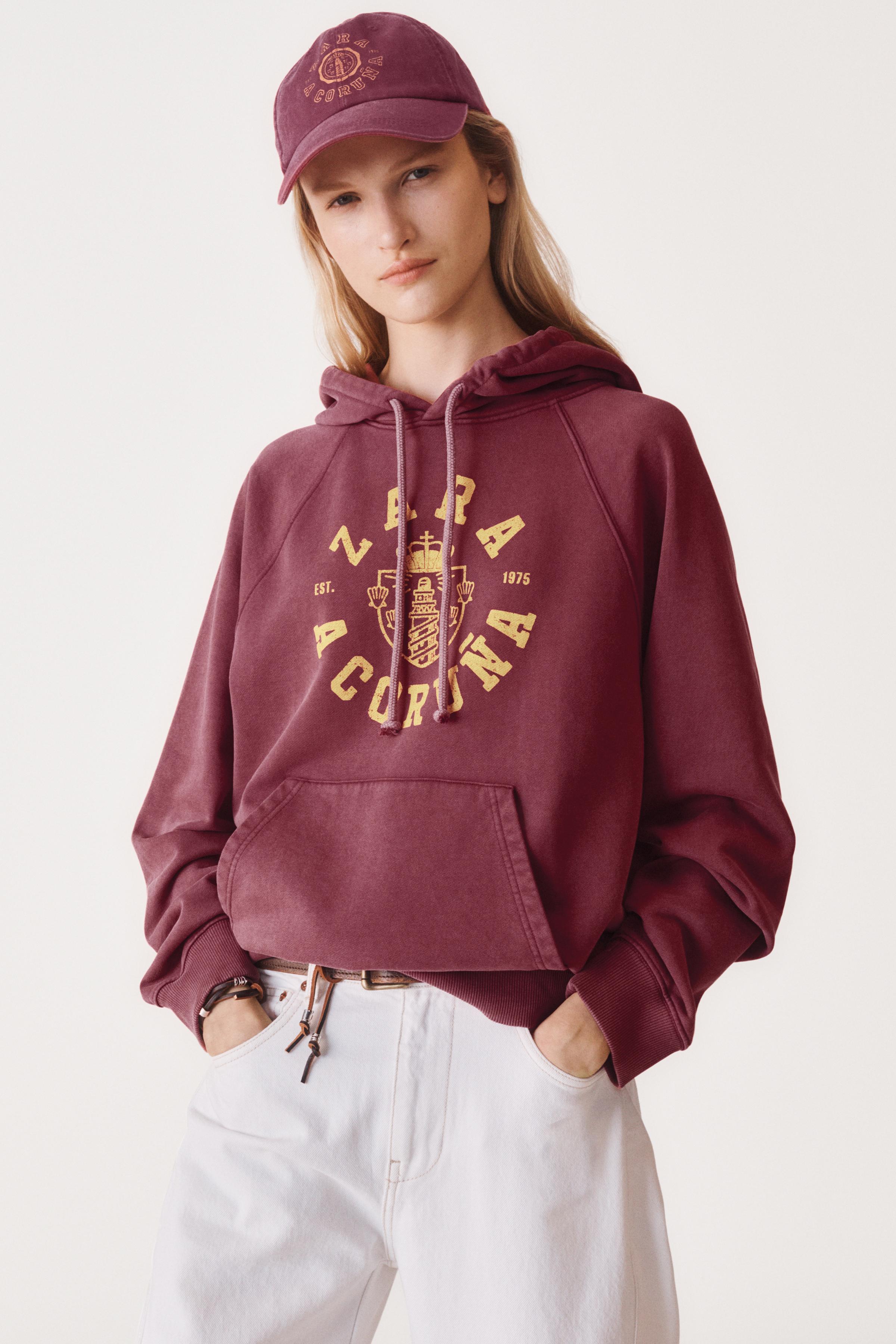 ZARA - 【美品】Rady ダマスクフーディー/スウェット デニムフード付きスウェットシャツ - ブラック | ZARA Japan / 日本