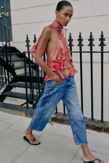 TOP HALTER LAZO - Multicolor de Zara - Imagen 0