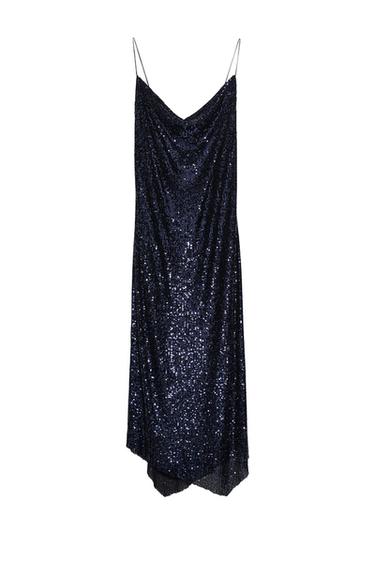 SEQUIN CAMISOLE DRESS