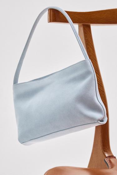 Zara Split suede leather shoulder bag - cheetah - Image 0